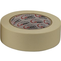 CARWORX® 380 BEIGE 1-1/2"W x 60 Yds Masking Tape Roll